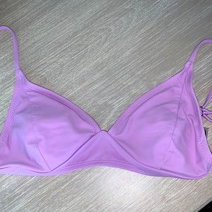Lavender Triangle Bathing Suit